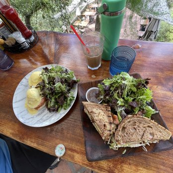 Cafe on 27 - Classic Benedict & Grilled Chicken Pesto Sandwich - Breakfast & Brunch Near Me - Topanga, California Cafe on 27 - Classic Benedict & Grilled Chicken Pesto Sandwich - Breakfast & Brunch Near Me - Topanga, California