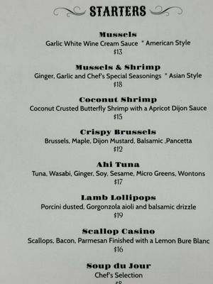 Menu photo 5 Bistro 29  Murphy, NC