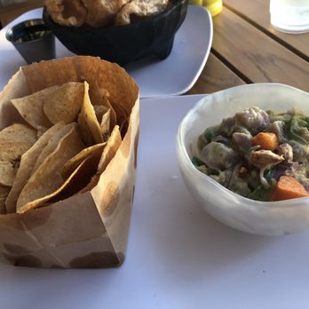 Coccoloba - Ceviche with box-o-chips. - Bars Near Me - Kimpton, HRT