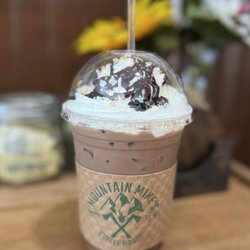 Mountain Mike's Coffee House - S'mores latte iced with an extra shot of espresso