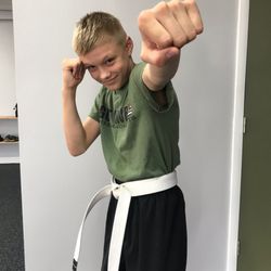 Got Your 6 Mixed Martial Arts - He's ready to go back to school with confidence. Self Defense + Self Discipline = Confidence!