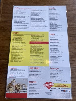 Menu photo 2 D'Amore's Pizza Camarillo, CA Menu photo 2 D'Amore's Pizza Camarillo, CA