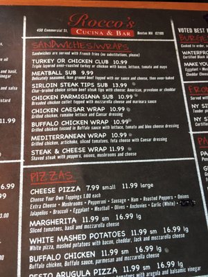 Menu photo 5 Rocco's Cucina & Bar Boston, MA Menu photo 5 Rocco's Cucina & Bar Boston, MA
