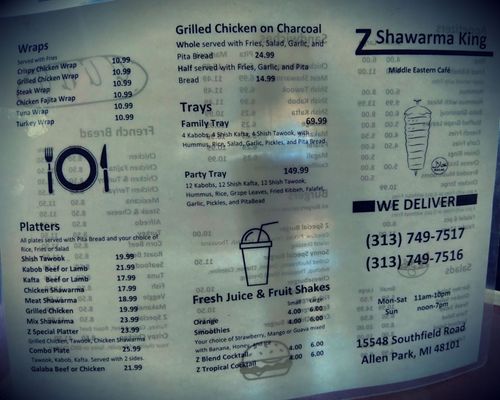 Menu photo 3 Z Shawarma King Allen Park, MI Menu photo 3 Z Shawarma King Allen Park, MI