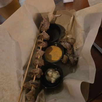 The Vintage Hangout - Steak bite skewers - Pool Halls Near Me - Paris, Texas The Vintage Hangout - Steak bite skewers - Pool Halls Near Me - Paris, Texas