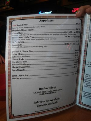 Menu photo 4 Home Tavern Logan, OH