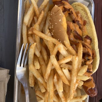 ManRock Brewing - Spicy dog - Pizza Near Me - Grover Beach, California
