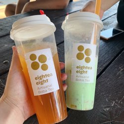 8Tea8 - Passion fruit green tea, honeydew slush.