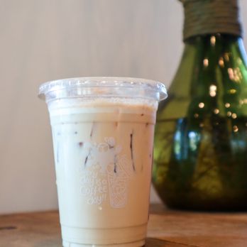 Divine Coffee - Iced Pumpkin Saigon @tiffhuangry - Coffee & Tea Near Me - Johns Creek, Georgia