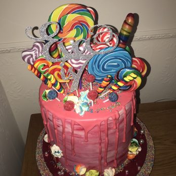 Lacey Cakes Wakefield - Lollipop birthday cake for Eva, who wouldn't want to be 7 again! - Bakeries Near Me - Wakefield, XWY Lacey Cakes Wakefield - Lollipop birthday cake for Eva, who wouldn't want to be 7 again! - Bakeries Near Me - Wakefield, XWY