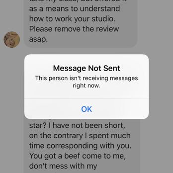 The OC Recording - Here's the photo of me not being able to reply to him because he blocked me. - Recording & Rehearsal Studios Near Me The OC Recording - Here's the photo of me not being able to reply to him because he blocked me. - Recording & Rehearsal Studios Near Me