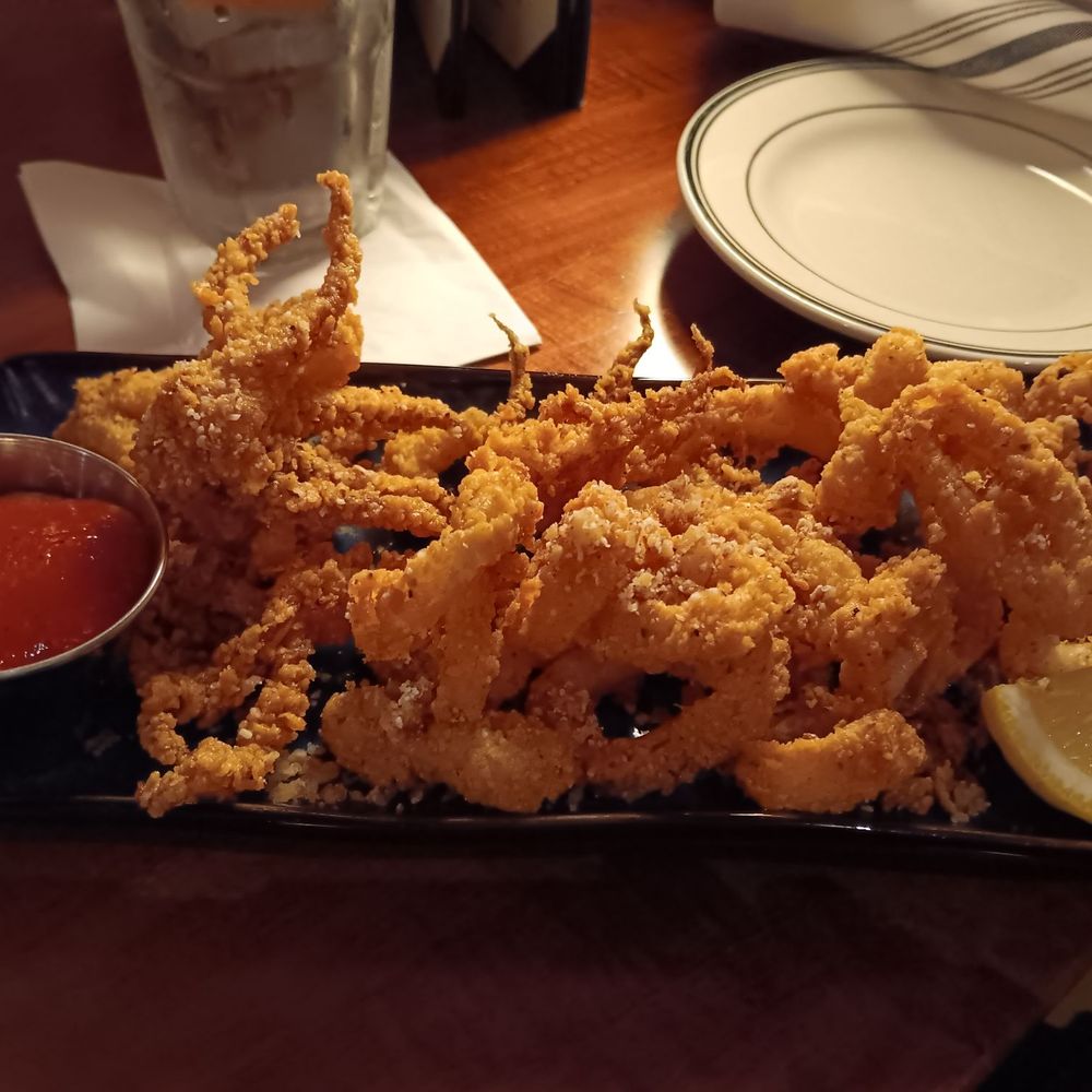 Blue Marlin - Crispy calamari (i asked for cocktail sauce). - Seafood Near Me - Columbia, South Carolina