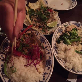Rickshaw - Larb Gai, green curry and Sichuan Tofu - Asian Fusion Near Me - Ketchum, Idaho