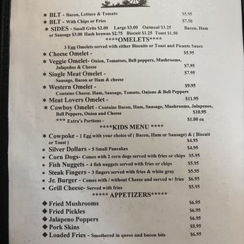 Janice's Dinner Bell Cafe - Menu - Breakfast & Brunch Near Me - Kirbyville, Texas