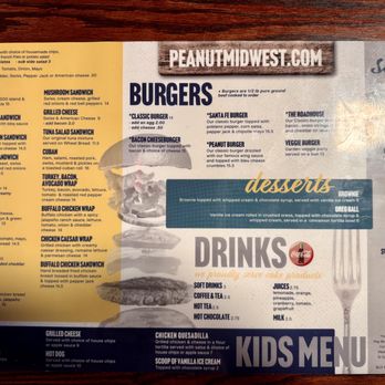 The Peanut - Menu (as of 06/26) - American Near Me - Overland Park, Kansas The Peanut - Menu (as of 06/26) - American Near Me - Overland Park, Kansas
