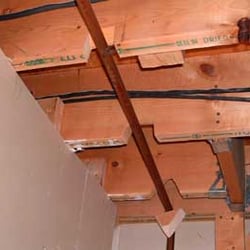 Pro Spex Home & Commercial Inspection Services - FLOOR JOISTS DAMAGED BY PLUMBER