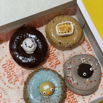 Moonbridge Doughnut Studio - Studio Ghibli theme- No face, Kiki's pie, bathing duck, and soot sprite - Donuts Near Me - Long Beach, California Moonbridge Doughnut Studio - Studio Ghibli theme- No face, Kiki's pie, bathing duck, and soot sprite - Donuts Near Me - Long Beach, California