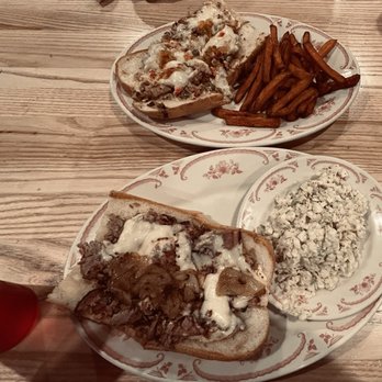 Midwood Smokehouse - Two cheesesteak sandwiches - Barbeque Near Me - Charlotte, North Carolina Midwood Smokehouse - Two cheesesteak sandwiches - Barbeque Near Me - Charlotte, North Carolina