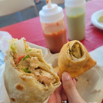 Blazzers - Chicken Malai Roll and Samosa - Food Trucks Near Me - San Diego, California Blazzers - Chicken Malai Roll and Samosa - Food Trucks Near Me - San Diego, California