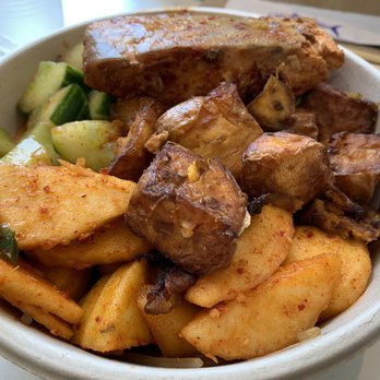 Som Bo - Build Your Own Bowl Sweet potato noodles, sweet potato, kimchi apple, and cucumbers - Asian Fusion Near Me - New York, New York Som Bo - Build Your Own Bowl Sweet potato noodles, sweet potato, kimchi apple, and cucumbers - Asian Fusion Near Me - New York, New York
