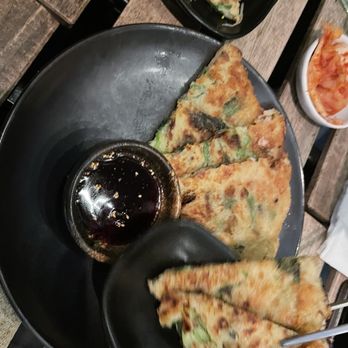 KAL - Korean Seafood Scallion Pancake - Korean Near Me - Astoria, New York KAL - Korean Seafood Scallion Pancake - Korean Near Me - Astoria, New York