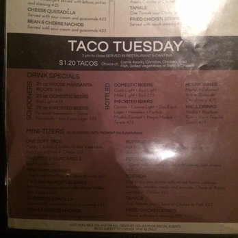 Tequila Jack's - Taco Tuesday!! Everything is half portioned so be cautious! - Bars Near Me - Long Beach, California