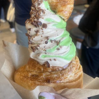 Cha Redefine - Milk tea and matcha soft serve croissant. - Coffee & Tea Near Me - Arcadia, California