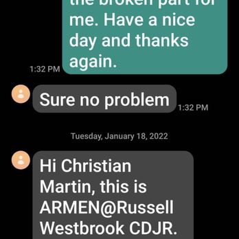 Van Nuys CDJR - Me asking for the replaced part. It was never given to me... - Car Dealers Near Me - Van Nuys, California Van Nuys CDJR - Me asking for the replaced part. It was never given to me... - Car Dealers Near Me - Van Nuys, California