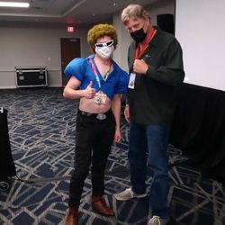 Ohayocon - Bobobo-bo Bo-bobo and his voice actor Richard Epear