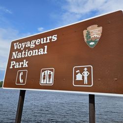 Voyageurs National Park - National Park sign