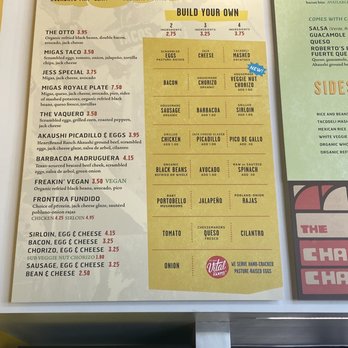 Tacodeli - Breakfast menu - Tacos Near Me - Dallas, Texas