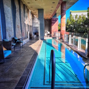 ARIA Spa & Salon - Outside co-ed pool overlooking the aria main pool. - Hair Salons Near Me - Las Vegas, Nevada