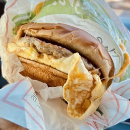 Breakfast sandwich at 10:40 a.m. Breakfast sandwich at 10:40 a.m.