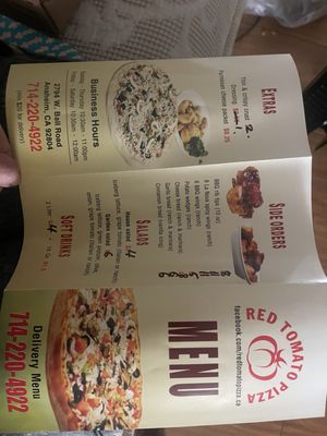 Menu photo 2 Red Tomato Pizza Anaheim, CA Menu photo 2 Red Tomato Pizza Anaheim, CA