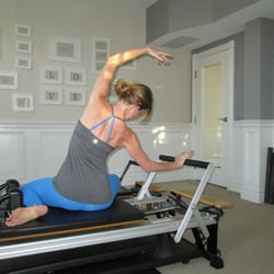 Exhale Pilates - Our favorite reformer stretch