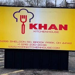 Khan Kitchen House - Front sign