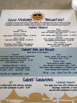 Menu photo 1 Sailors' Grill Navarre, FL Menu photo 1 Sailors' Grill Navarre, FL