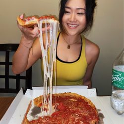 Lou Malnati's Pizzeria - So cheesy!! The Malnati Chicago Classic Pizza