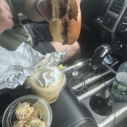 Brisket, banana pudding, cookie dough