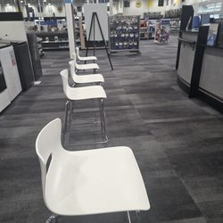 Best Buy - Lots of seating. Usually had a few others waiting with me. Try to book an appointment online.