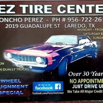 Perez Tire Center - Oil Change Stations Near Me - Laredo, Texas