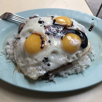 孖沙茶餐廳 - Char siu with eggs and rice - Hong Kong Style Cafe Near Me - Hong Kong, HK