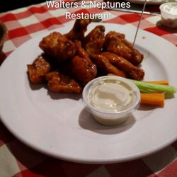 Walters & Neptunes Restaurant - 3rd best wings in Ontario, smaller but very juicy.