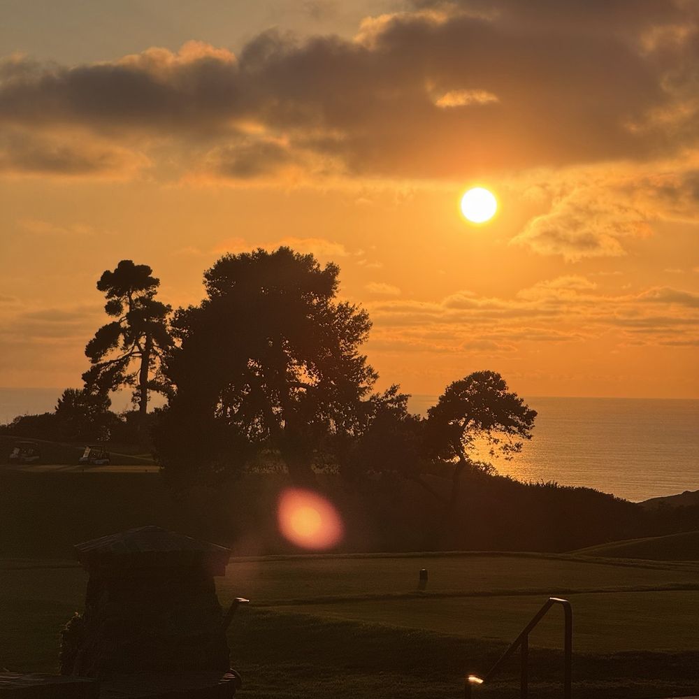 The Grill At Torrey Pines - Sunset as seen from The Grill at Torrey Pines. - New American Near Me - La Jolla, California The Grill At Torrey Pines - Sunset as seen from The Grill at Torrey Pines. - New American Near Me - La Jolla, California