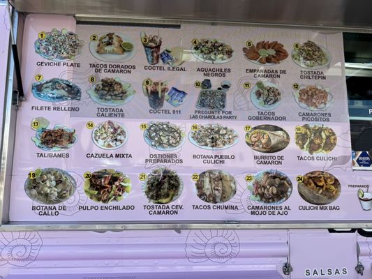 Menu photo 4 Mariscos Pueblo Culichi Santa Ana, CA