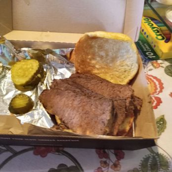 Famous Dave's Bar-B-Que - To Go Only - Saddest $20 sandwich ever - Barbeque Near Me - Fairfield, California