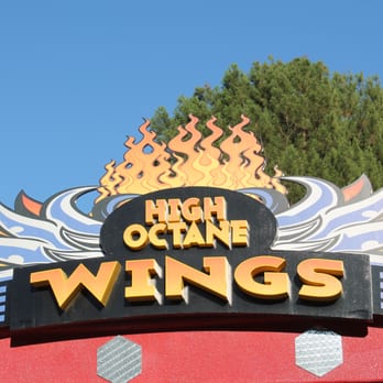 High Octane Wings - High Octane Wings sign - Fast Food Near Me - Valencia, California