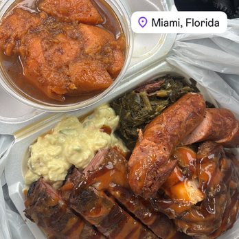 Mr Cobbs BBQ & Wings - 1/4 Rack of Ribs Links and Chicken - Barbeque Near Me - Miami Gardens, Florida Mr Cobbs BBQ & Wings - 1/4 Rack of Ribs Links and Chicken - Barbeque Near Me - Miami Gardens, Florida