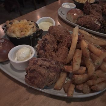 The Monroe - Fried chicken , truffle fries, Mac & cheese & roll - New American Near Me - Orlando, Florida The Monroe - Fried chicken , truffle fries, Mac & cheese & roll - New American Near Me - Orlando, Florida