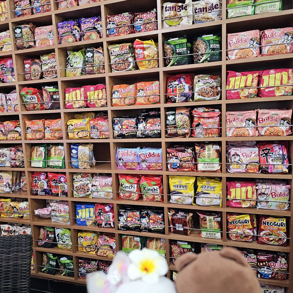 Bumble Tea Cafe And Ramen - Wall of Ramen - Bubble Tea Near Me - Honolulu, Hawaii